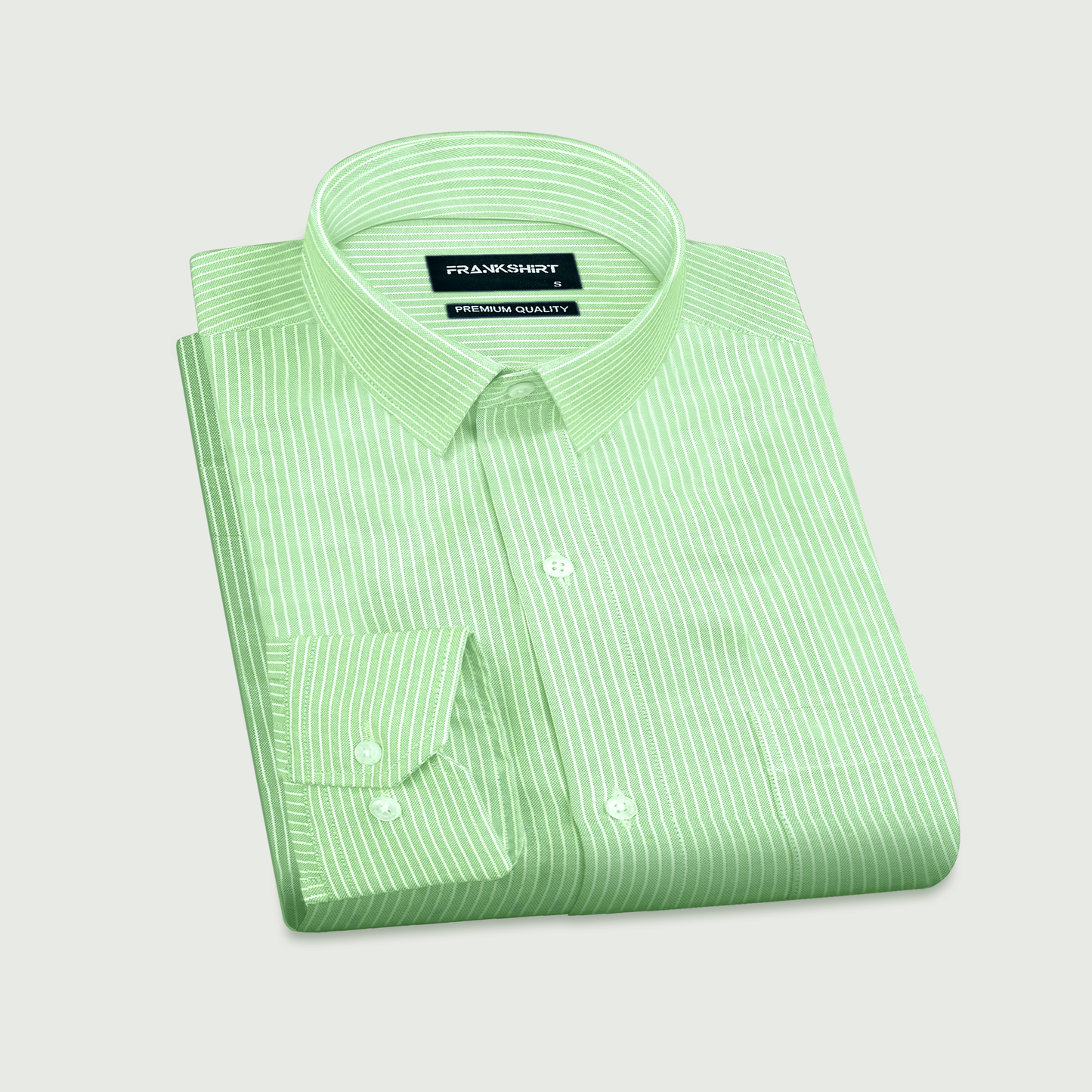 Pista Small Strip Down Button Oxford Cotton Shirt