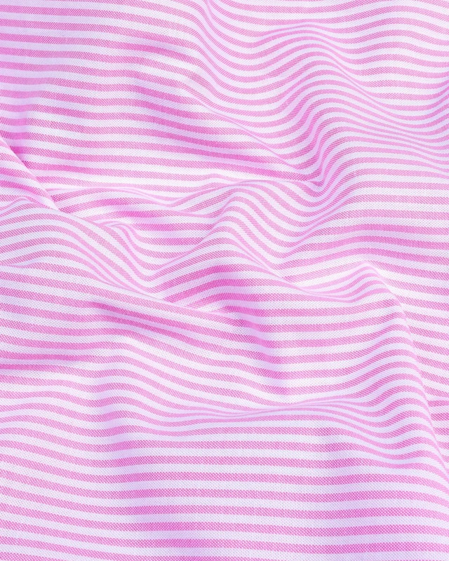 Light Pink Stripe Down Button Oxford Cotton Shirt