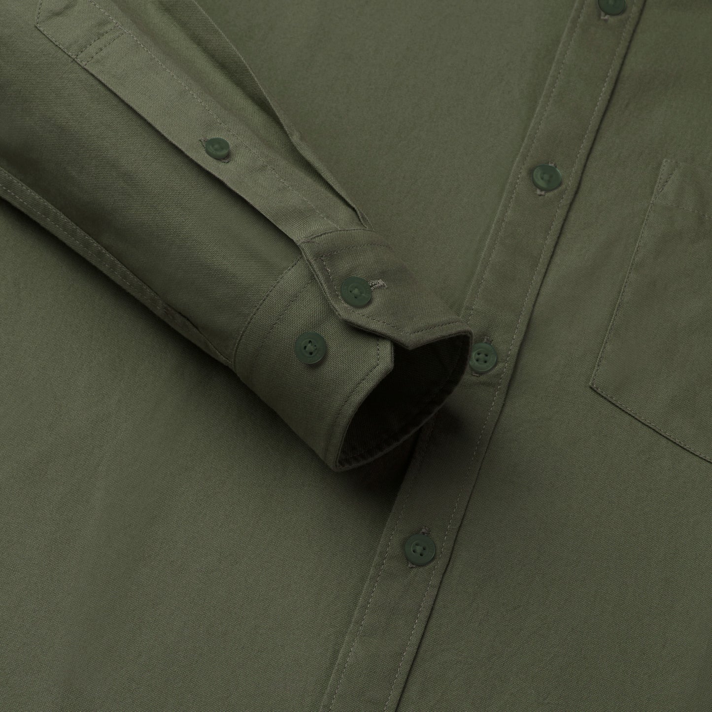 Dark Green Northface Shirt for Man