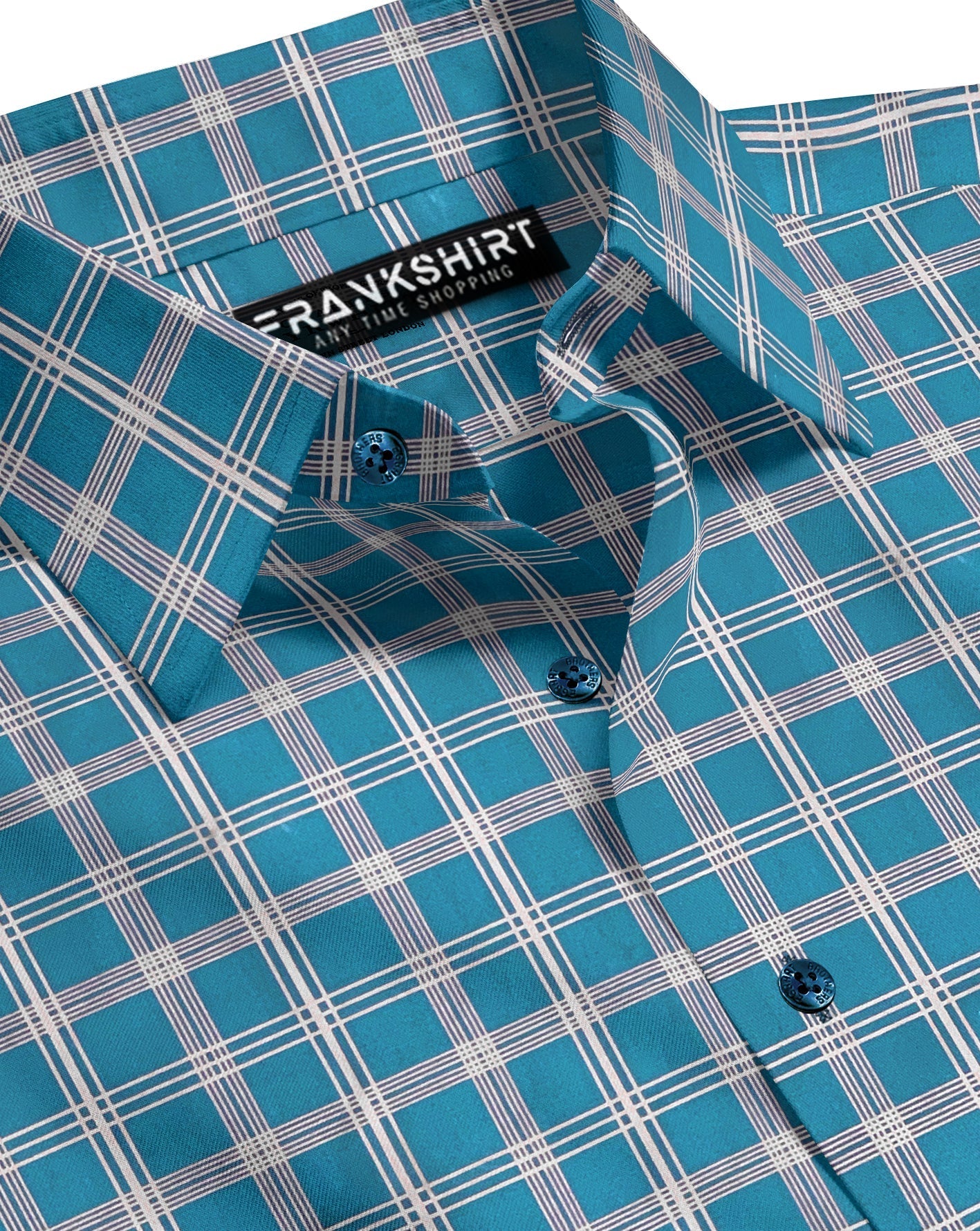 Green Golden Check I Regular Fit I 100% Cotton Shirt