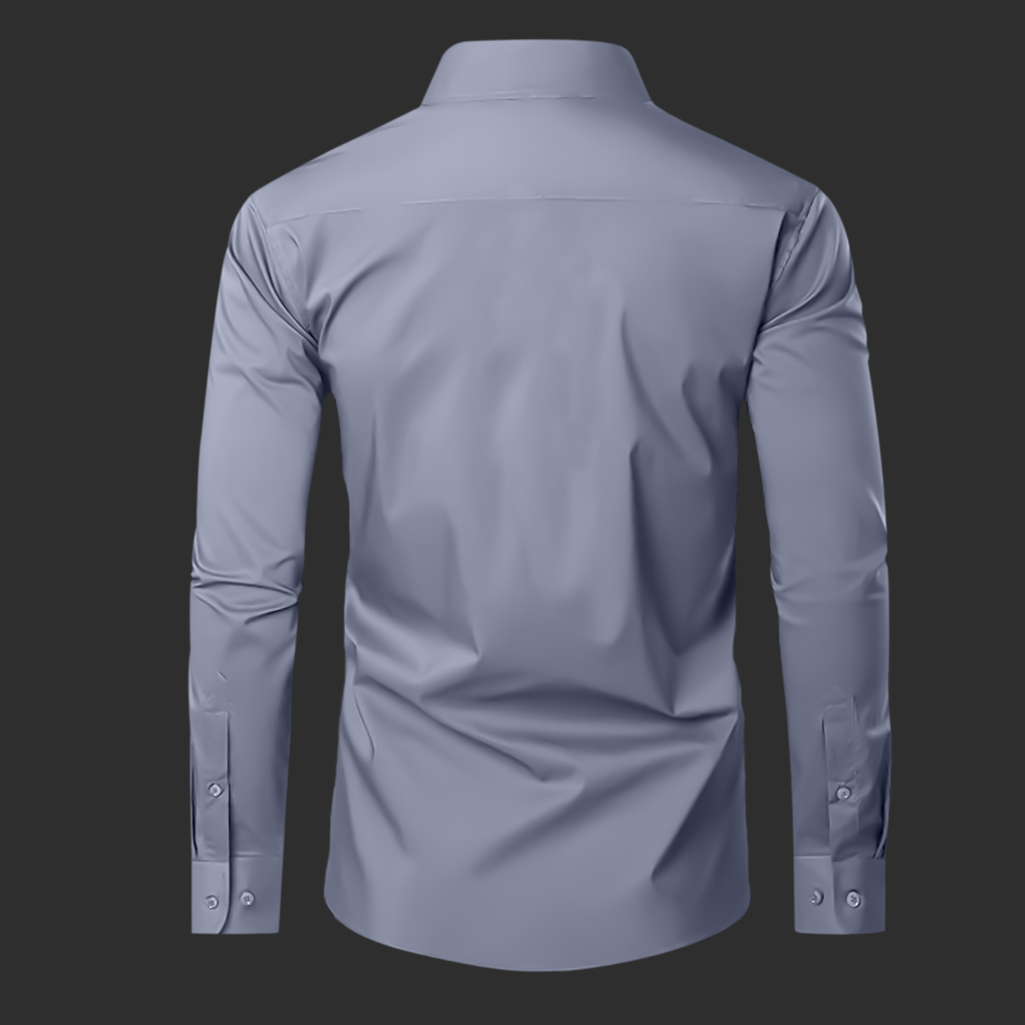 Premium Satin Solid Shirt for Man (Dark Grey)