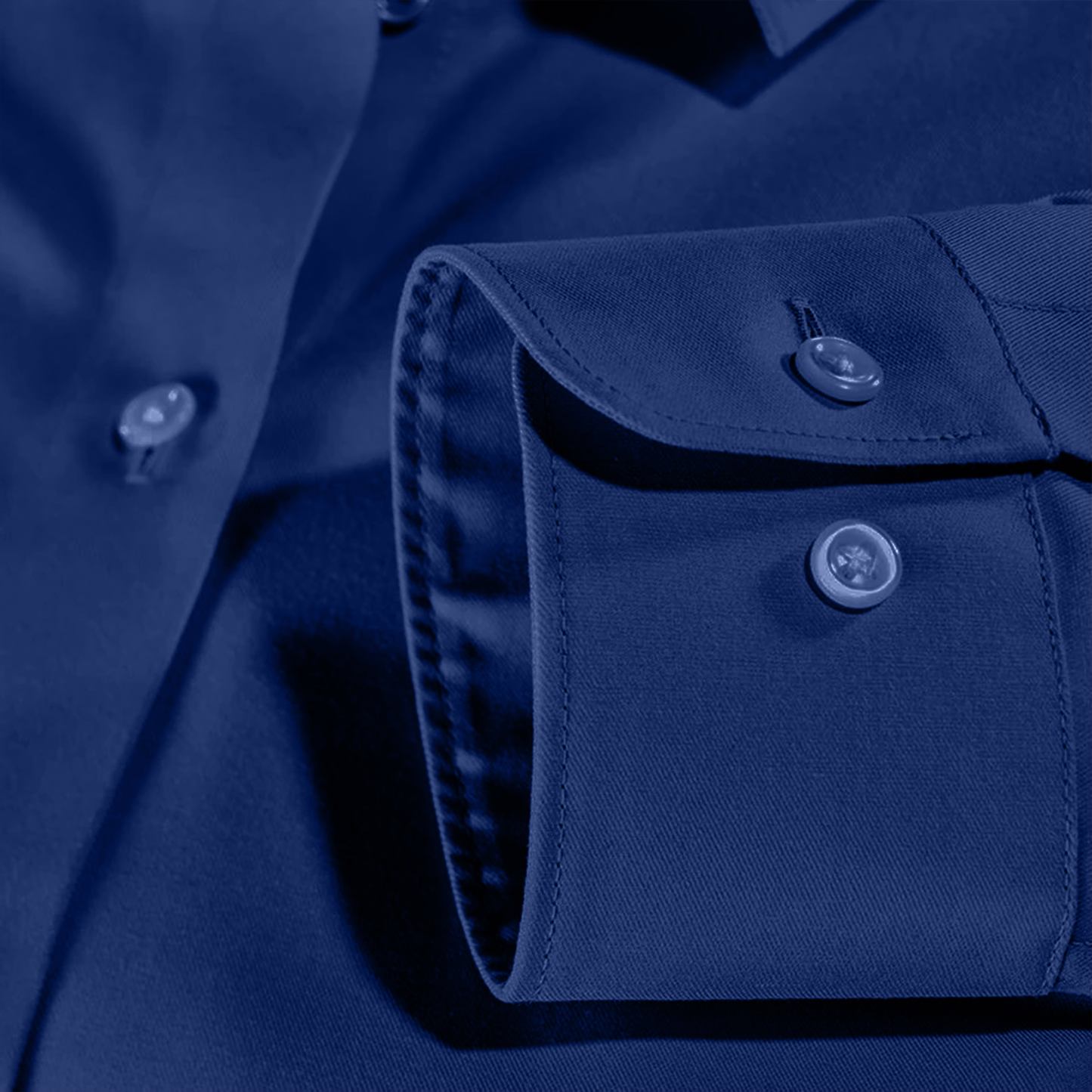Premium Satin Solid Shirt for Man (Navy Blue)
