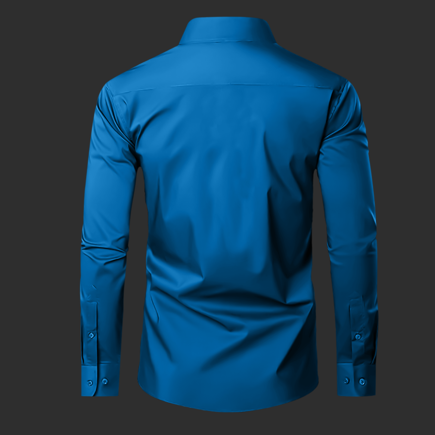 Premium Satin Solid Shirt for Man (Royal Blue)