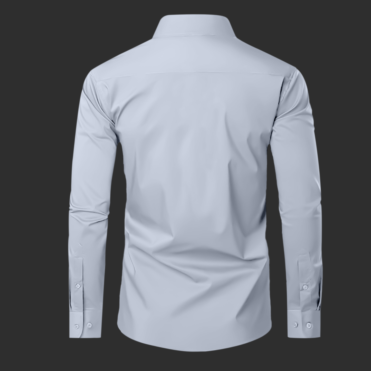 Premium Satin Solid Shirt for Man (Silver)