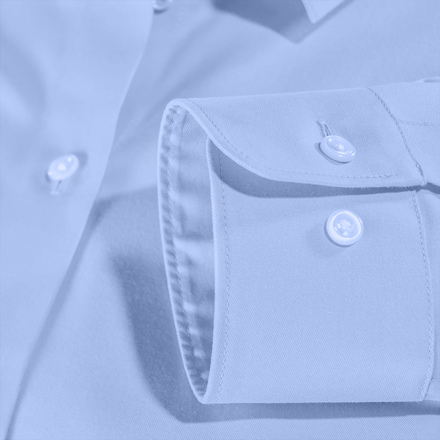 Premium Satin Solid Shirt with White Stripe for Man (Sky Blue)