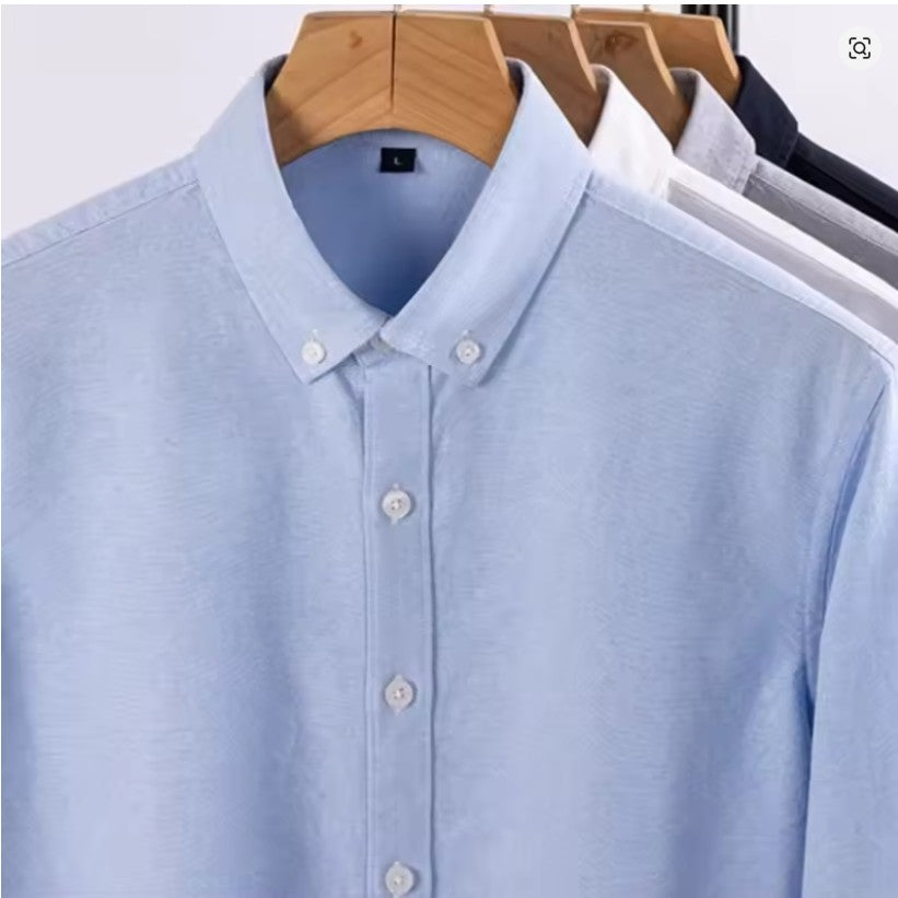 New Peach Oxford Cotton Shirt For Men