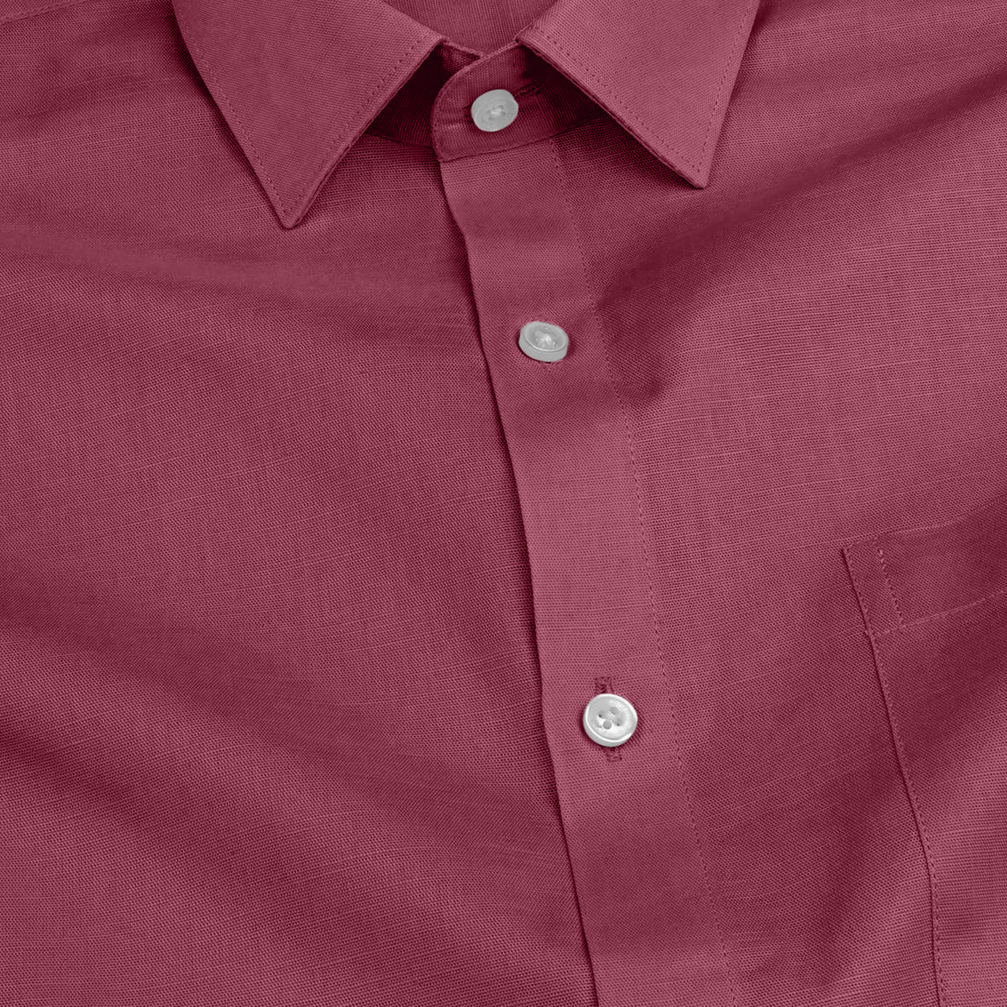 Maroon Solid Linen Shirt for Man