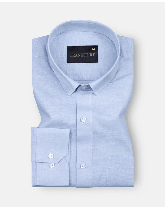 New Linen Shirt for Man (Sky Blue)
