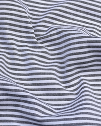 Black Stripe Down Button Oxford Cotton Shirt
