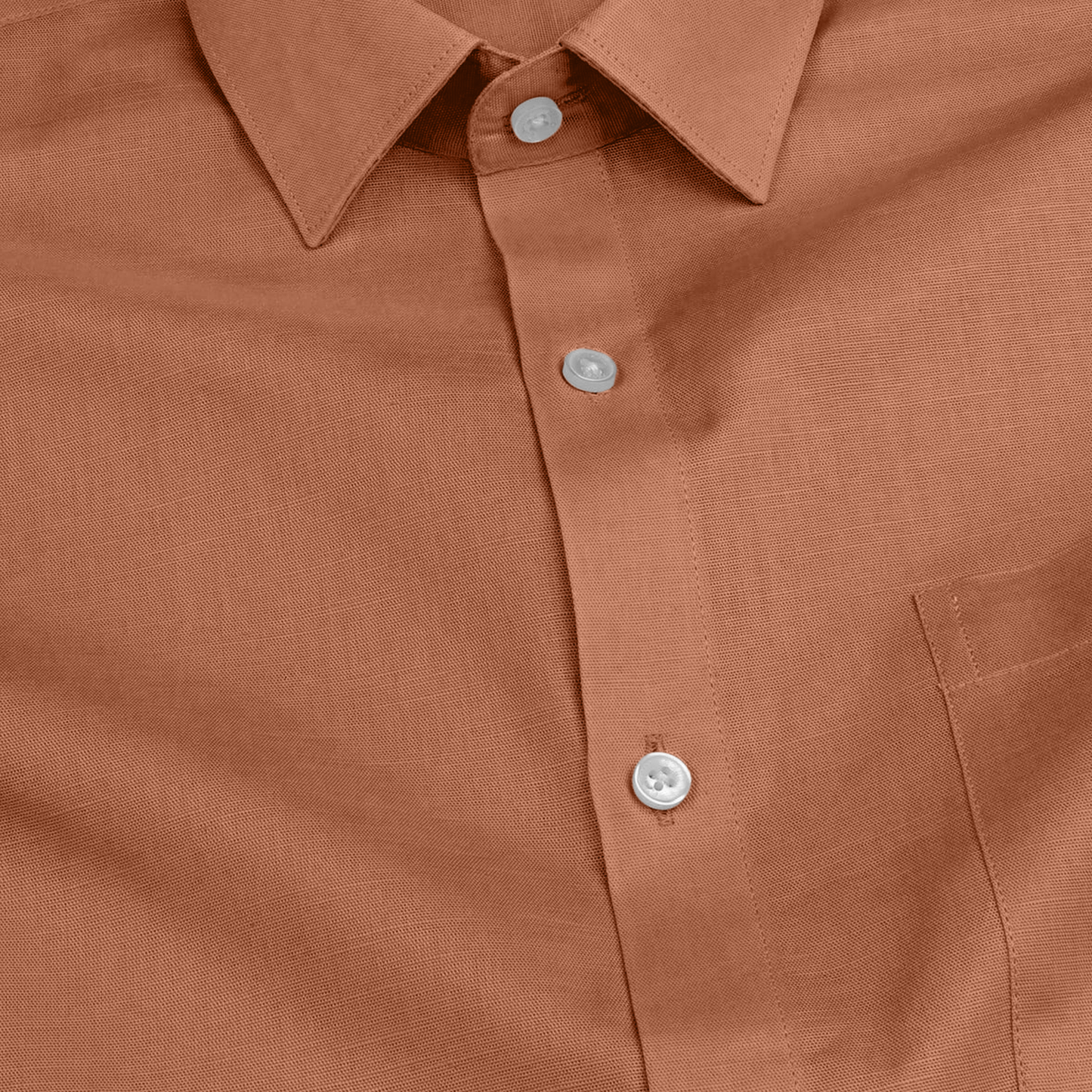 Brown Linen Shirt for Man