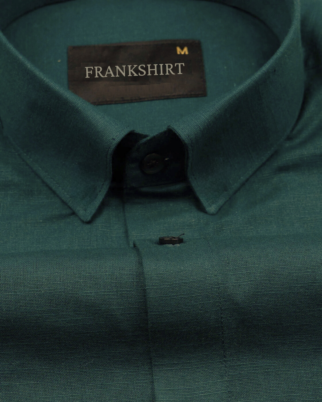 New Linen Shirt for Man (Bottle Green)
