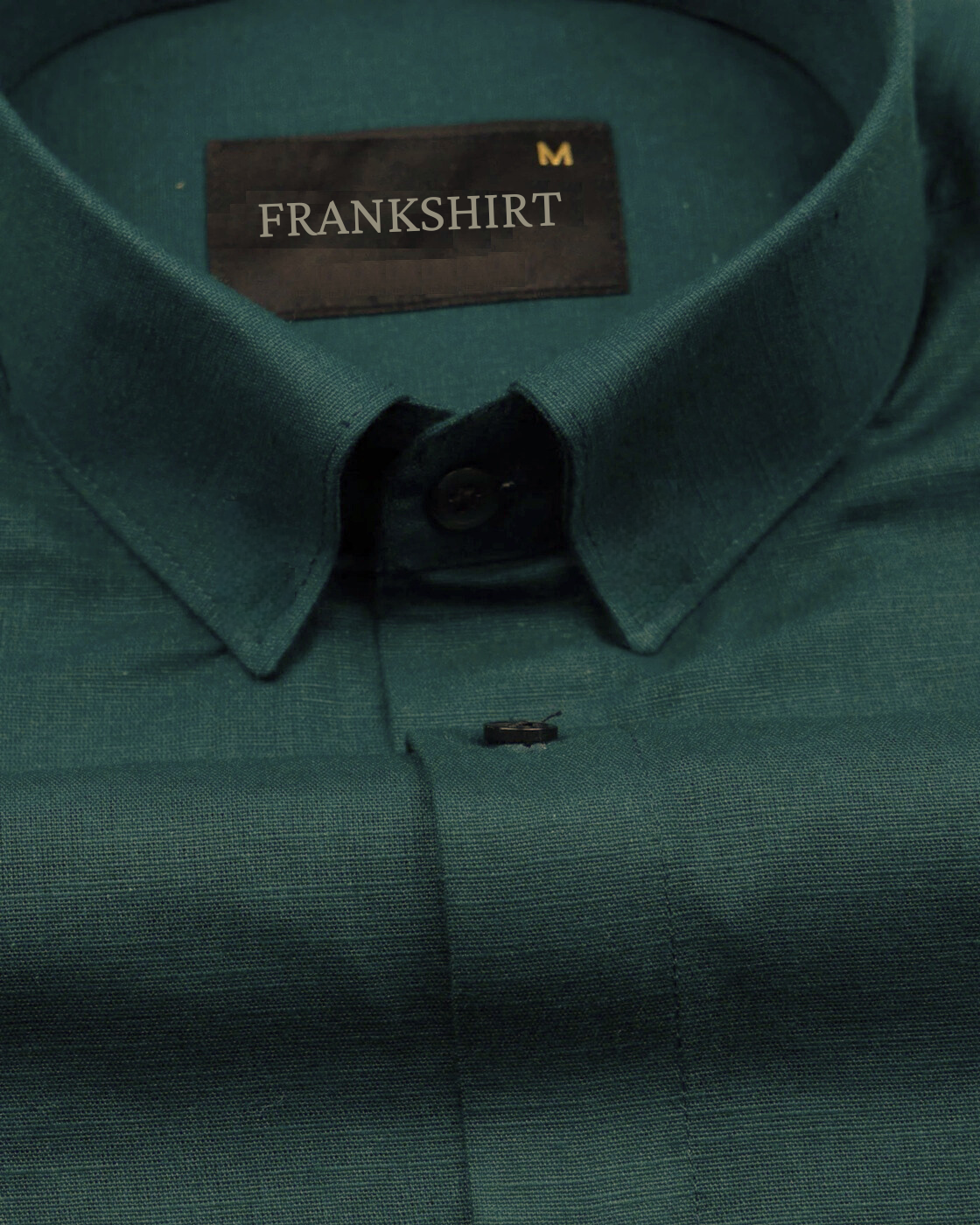 New Linen Shirt for Man (Bottle Green)