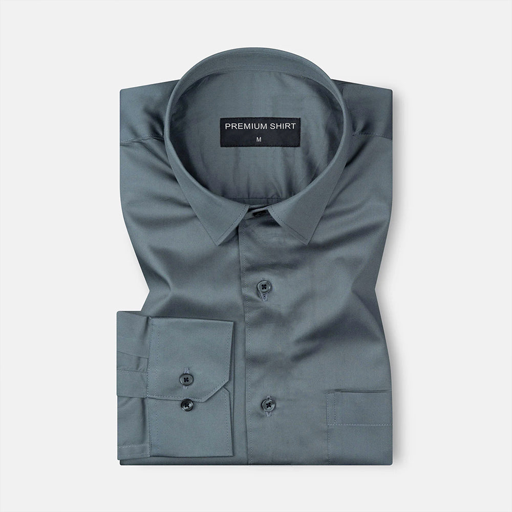 300GSM Premium Satin Shirt Combo for Men (Pink & Teal)