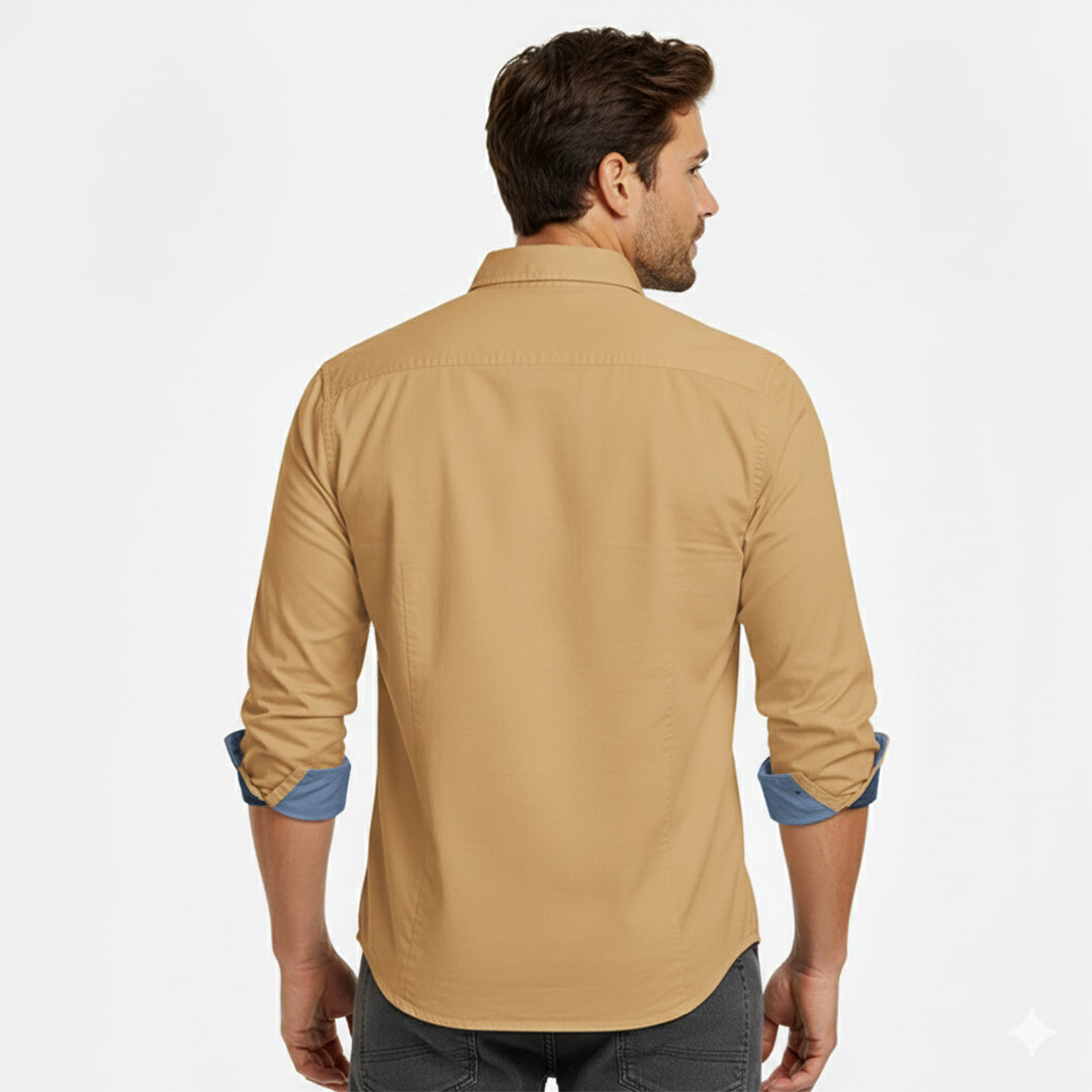 Cargo Style Cream Shirt