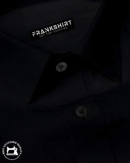 Premium Black I Formal Shirt I Regular Fit I Cotton Shirt