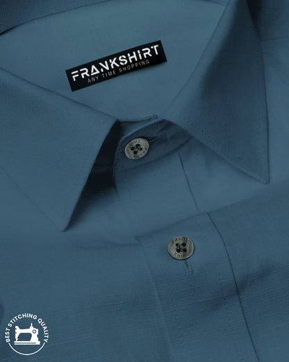 Premium Denim Blue I Formal Shirt I Regular Fit I Cotton Shirt
