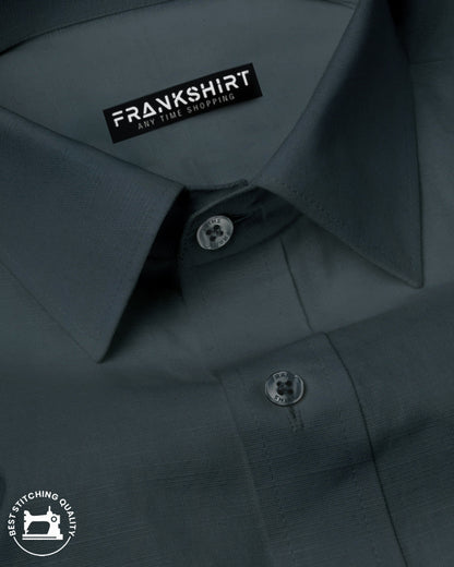 Premium Dark Grey I Formal Shirt I Regular Fit I Cotton Shirt