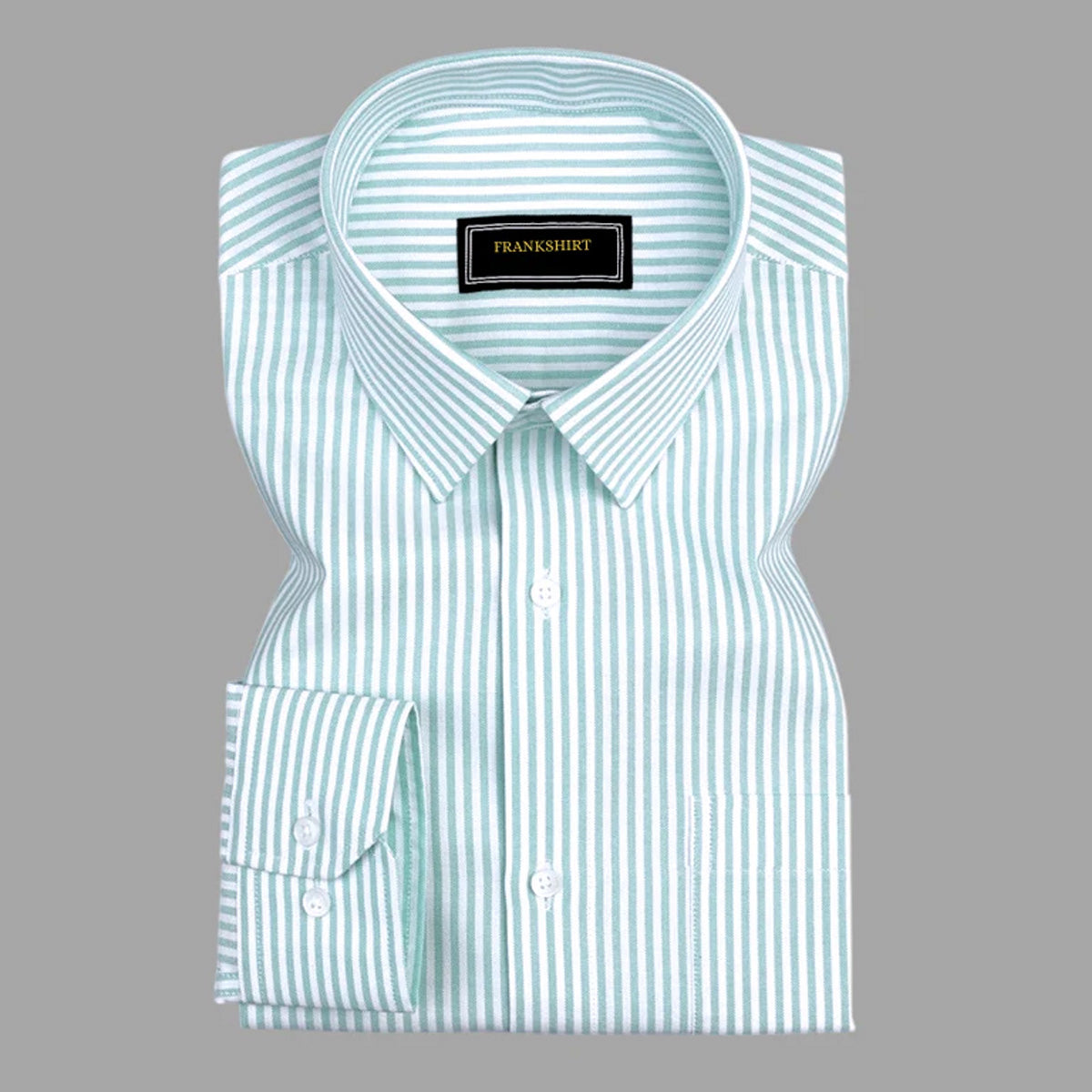 Pista Stripe Down Button Oxford Cotton Shirt