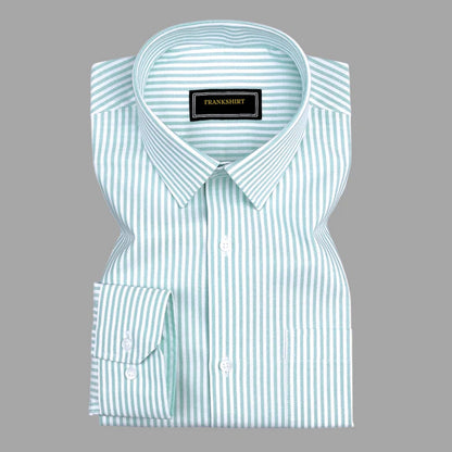 Pista Stripe Down Button Oxford Cotton Shirt (FS044)