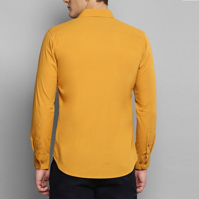 Frankshop Classic Cotton Blend Mustard Shirt