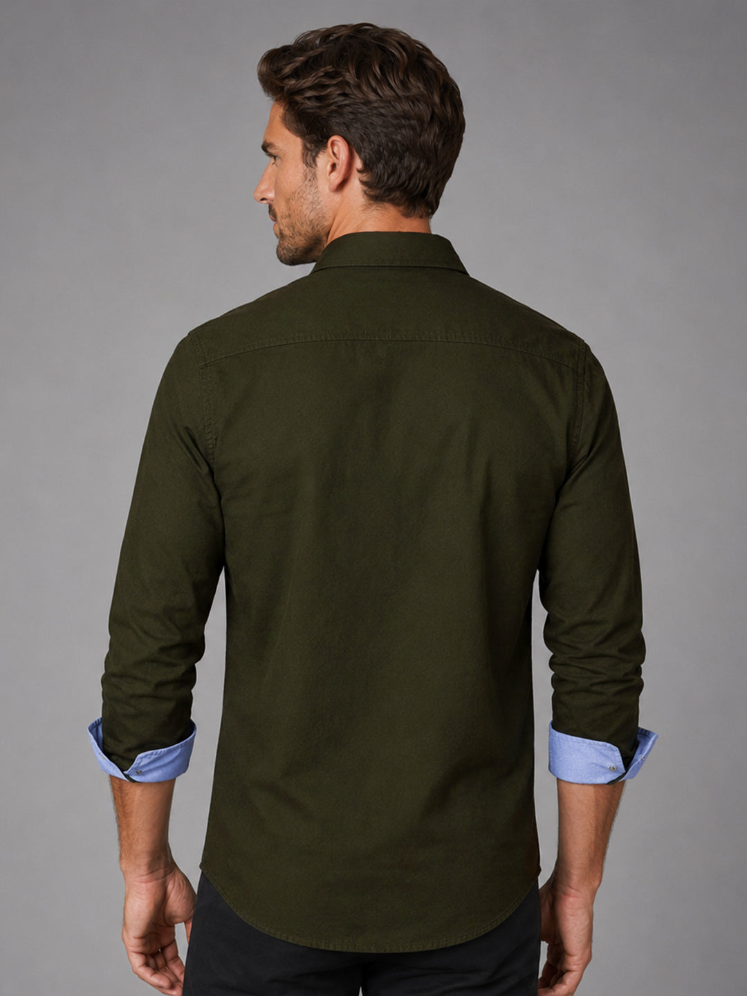 Cargo Style Bottle Green Shirt