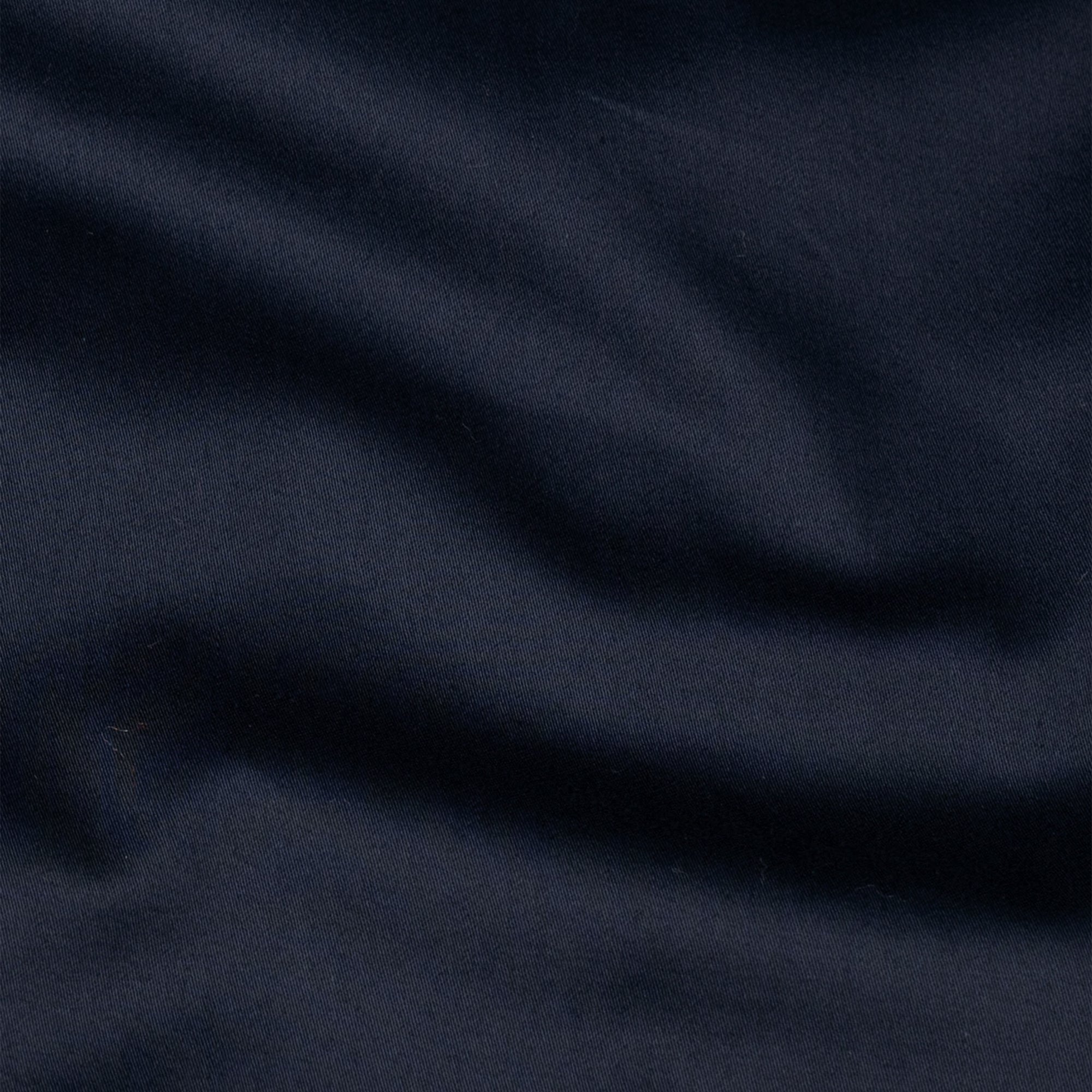 Close-up of dark blue fabric texture