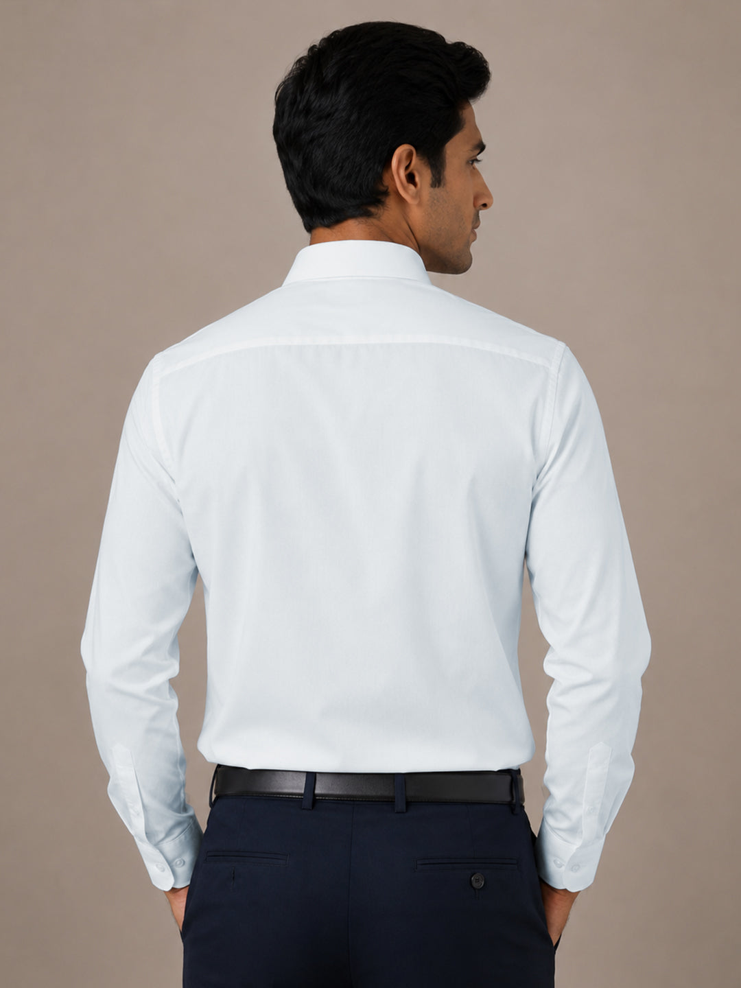 Paper Cotton Light Blue Shirt for Men