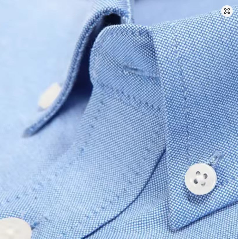 New Cream Oxford Cotton Shirt For Men