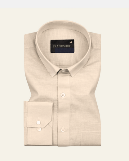 New Linen Shirt for Man (Cream)
