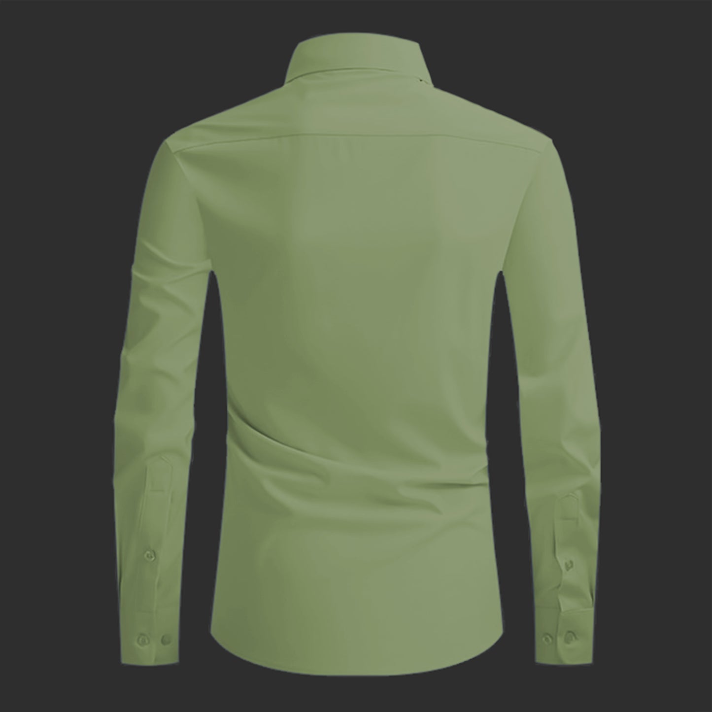 Premium Satin Solid Shirt for Man (Green)