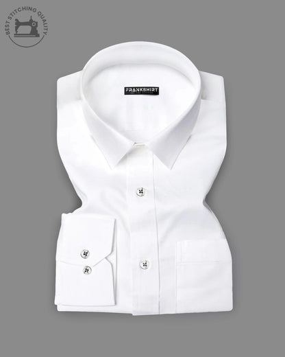 Pack of 2 Premium Cotton Shirt for Man (Navy Blue Check and White)