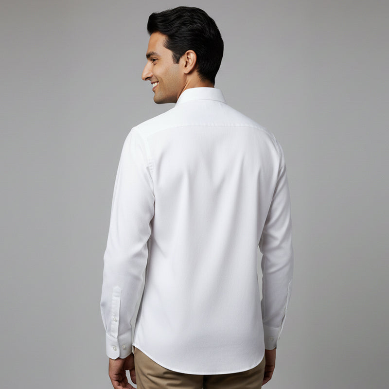 Paper Cotton White Shirt for Men