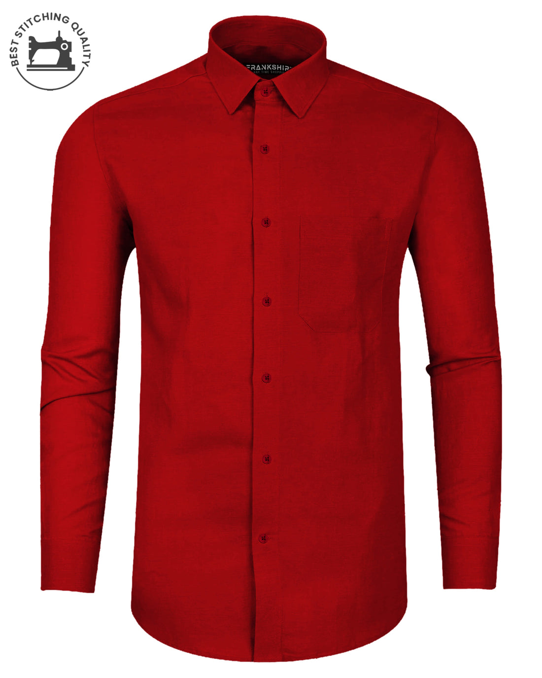 Premium Blood Red I Formal Shirt I Regular Fit I Cotton Shirt