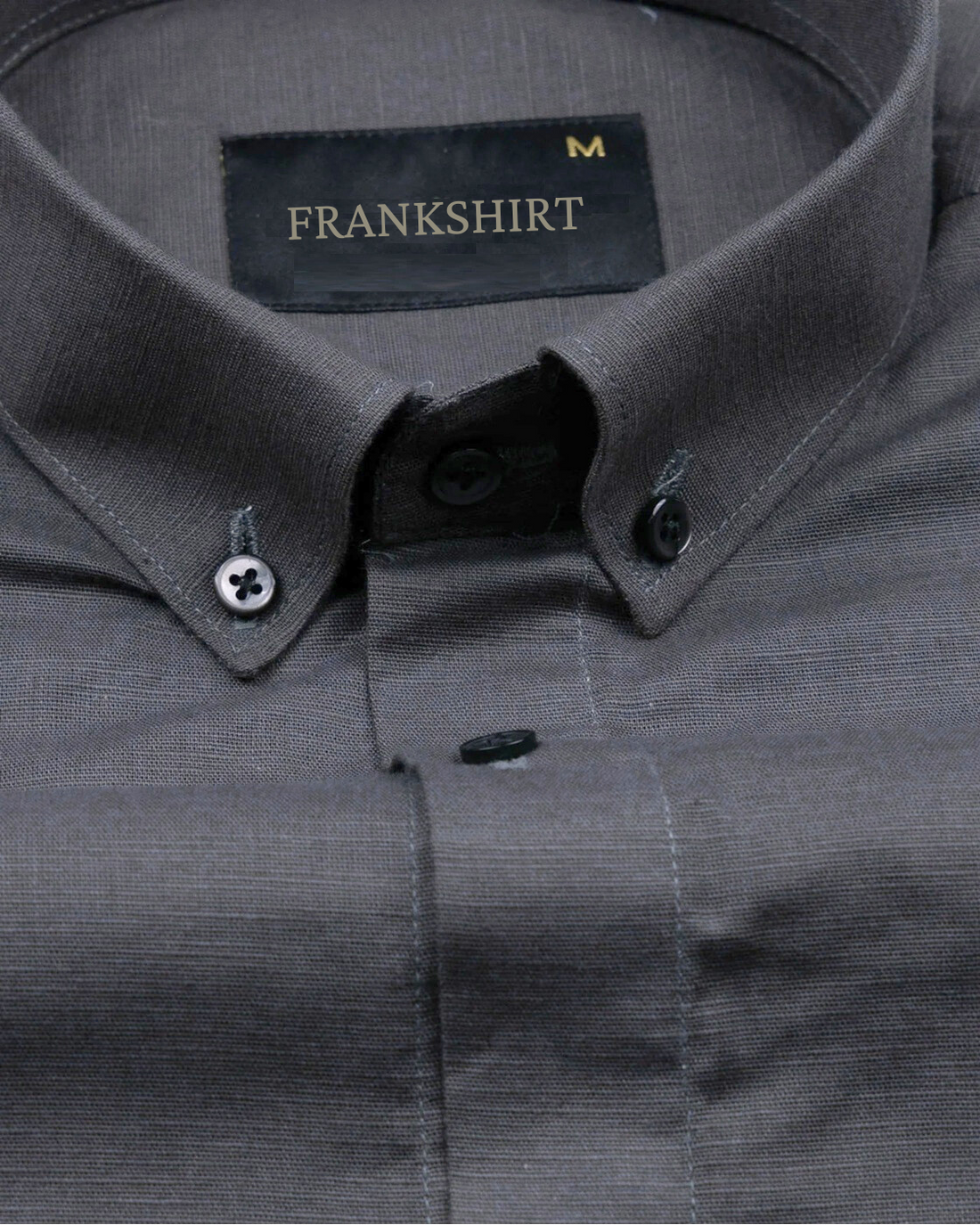 New Linen Shirt for Man (Dark Grey)