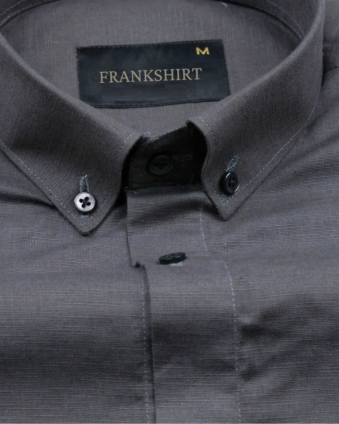 New Linen Shirt for Man (Dark Grey)
