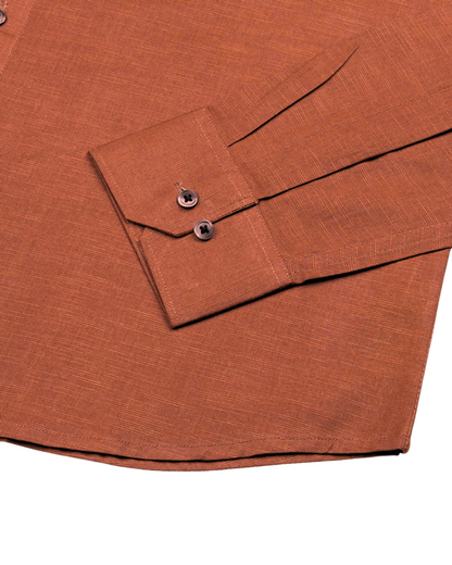 New Linen Shirt for Man (Brown)