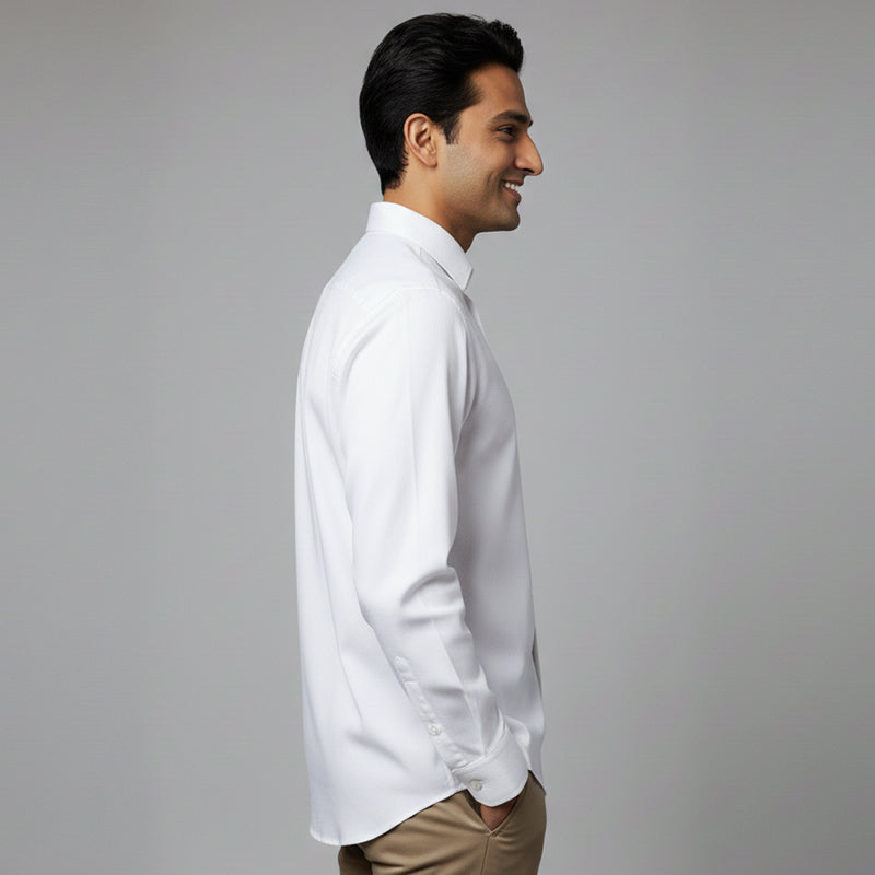 Paper Cotton White Shirt for Men