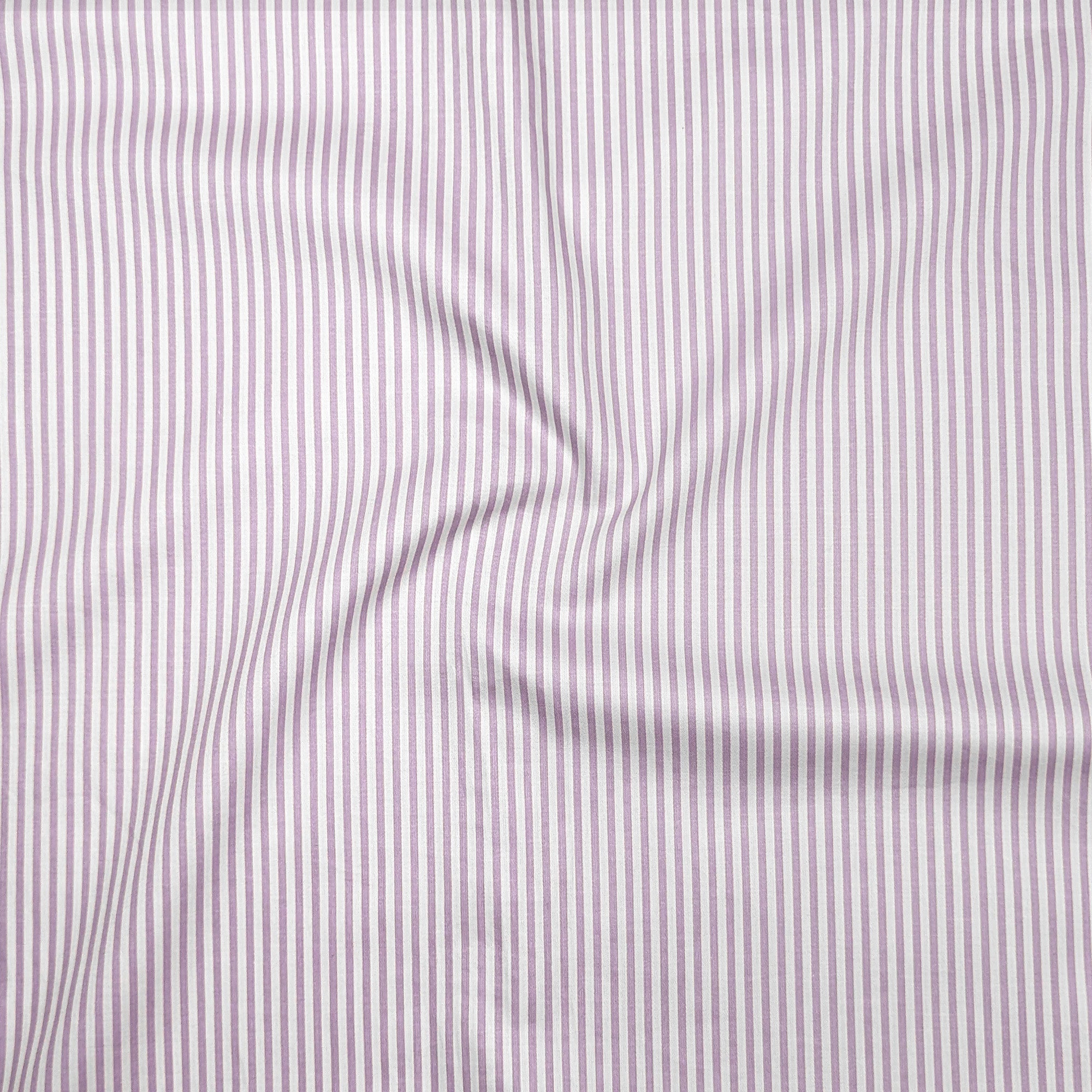 Purple Stripes Satin Shirt for Men