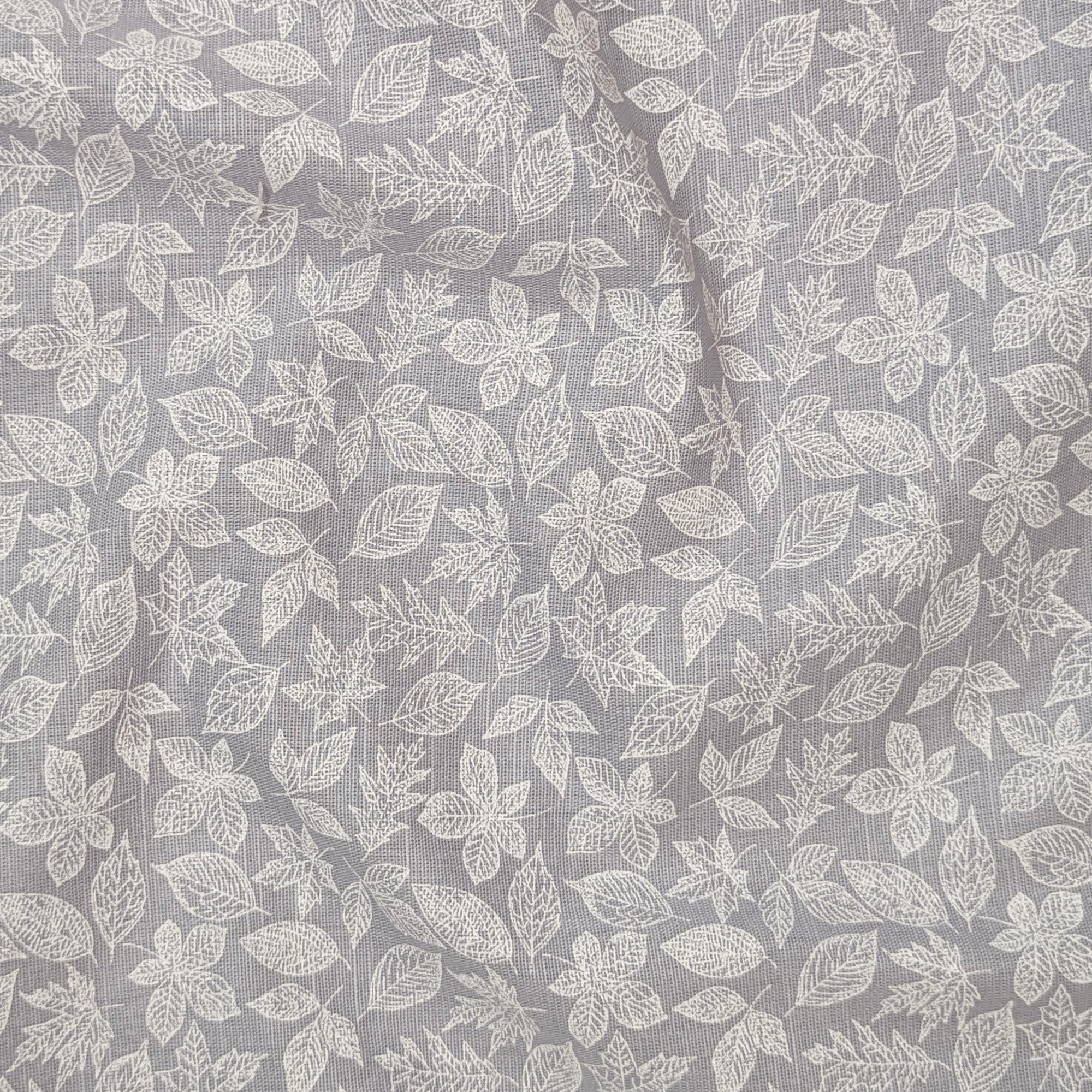 Frosted Lavender Abstract Linen Shirt For Men
