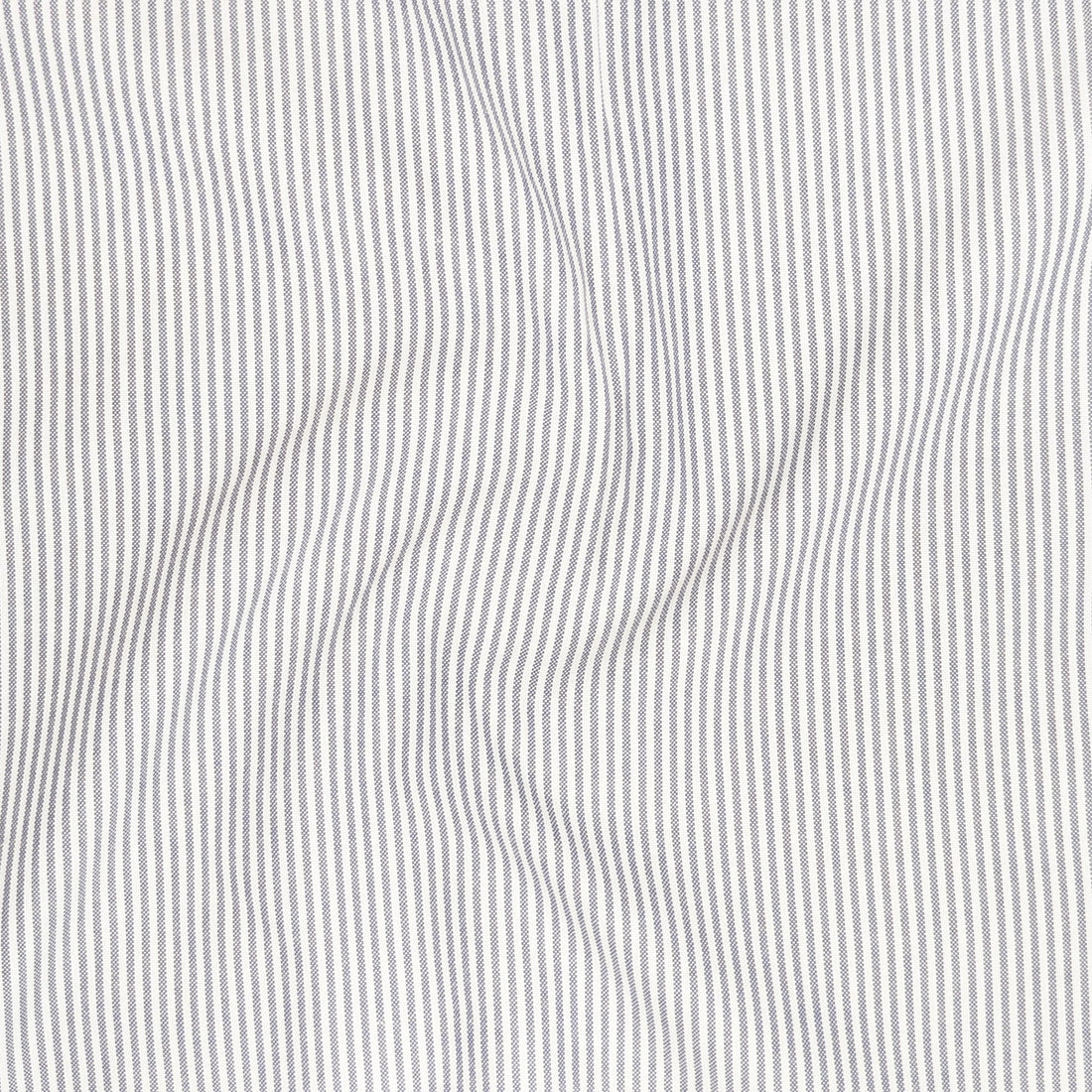 Silver Grey Pinstripe Oxford Shirt For Men