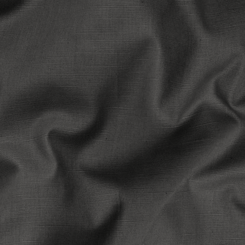 Dark Grey Solid Linen Shirt for Man