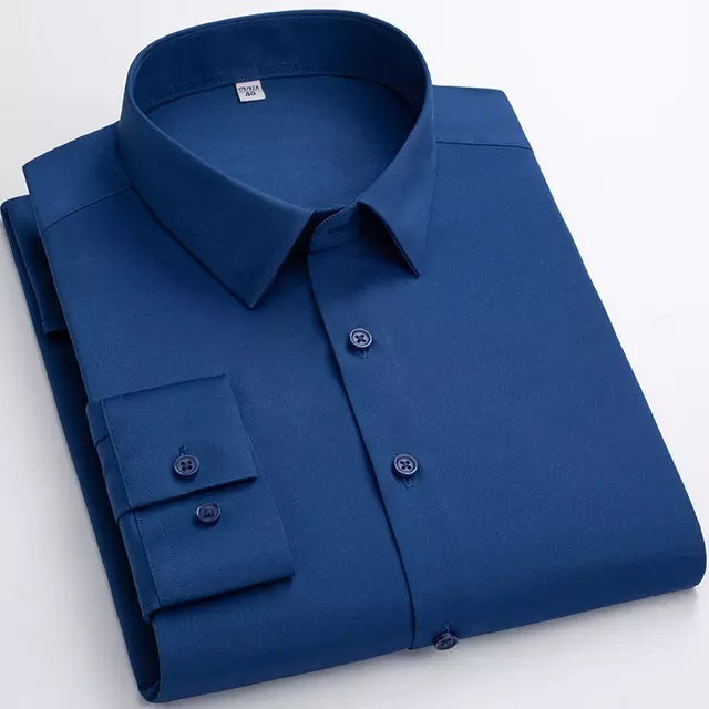 Frankshop Classic Cotton Blend Royal Blue Shirt
