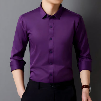 Purple Plain I Causal Shirt I Regular Fit I 100% Cotton Shirt (FS015)