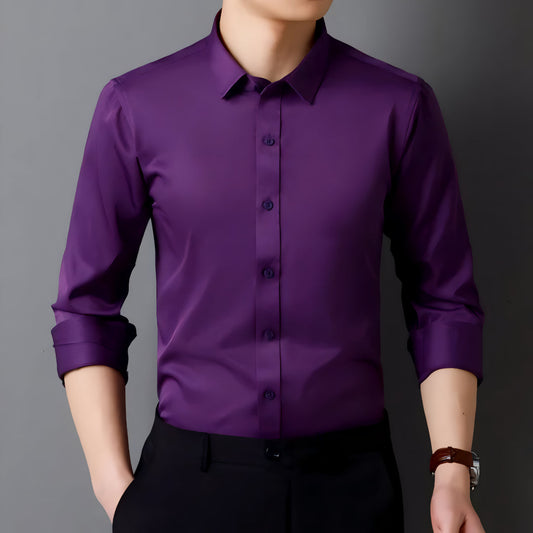 Purple Plain I Causal Shirt I Regular Fit I 100% Cotton Shirt (FS015)