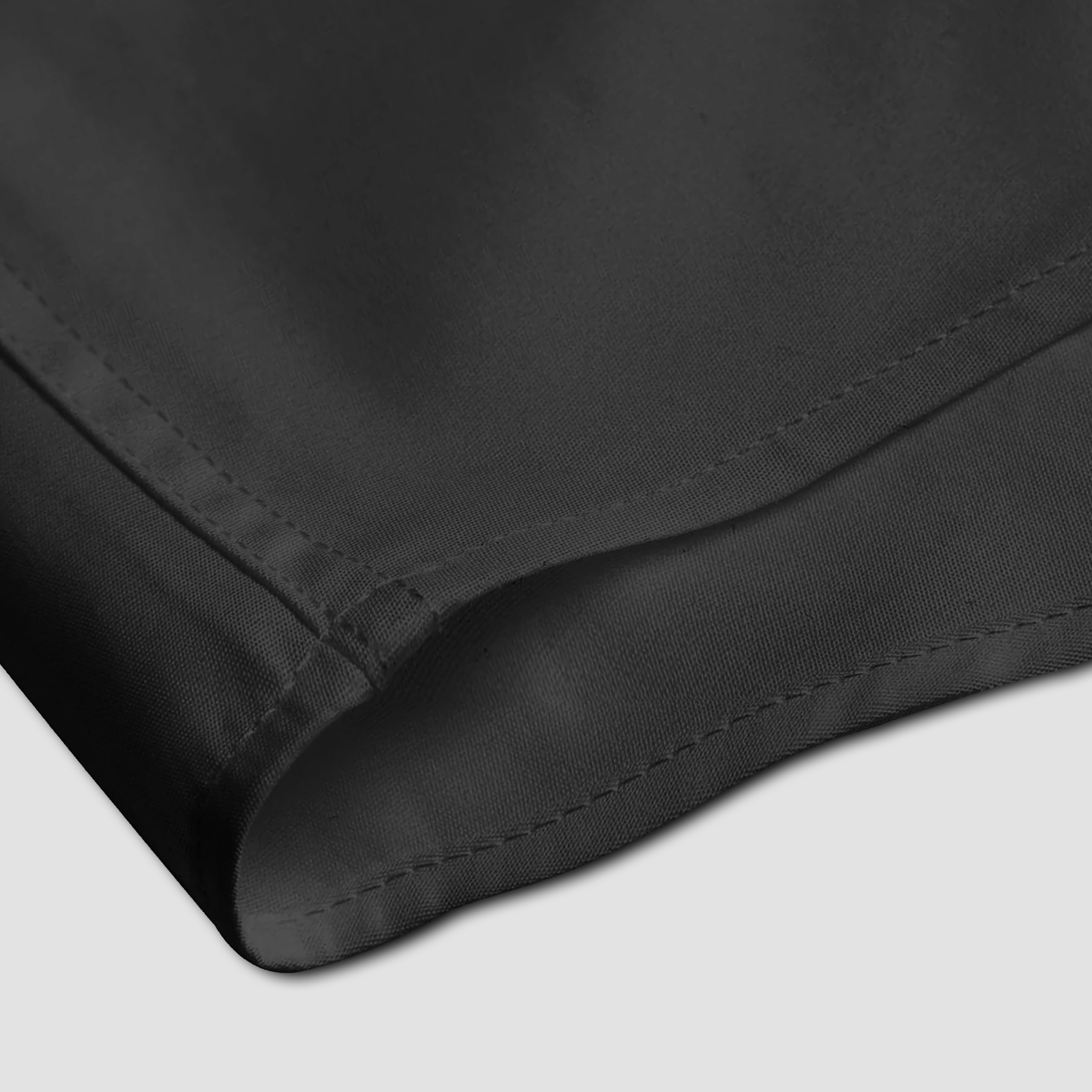 Premium Satin Solid Shirt for Man (Black)