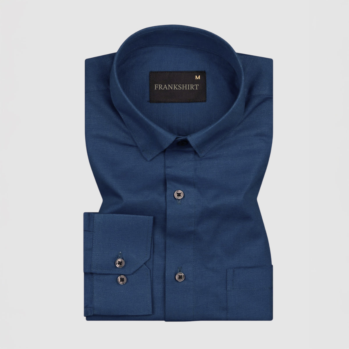 New Linen Shirt for Man (Navy Blue)