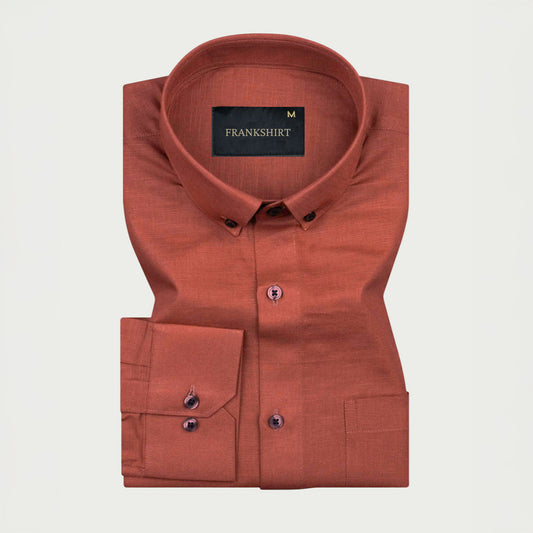 New Linen Shirt for Man (Brown)