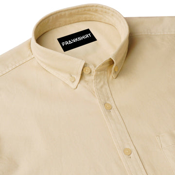 Cream Northface Shirt for Man