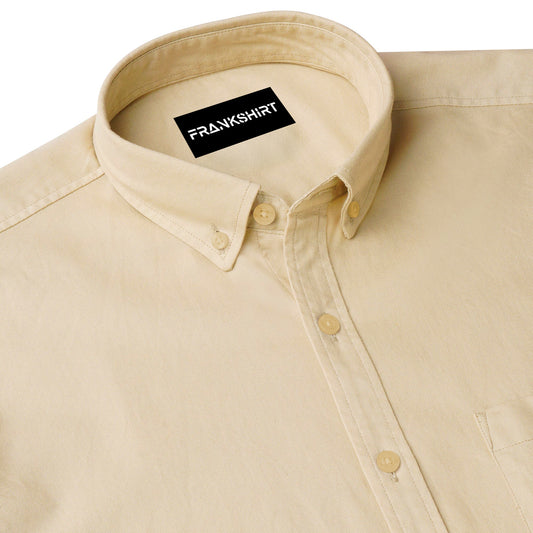 Cream Northface Shirt for Man