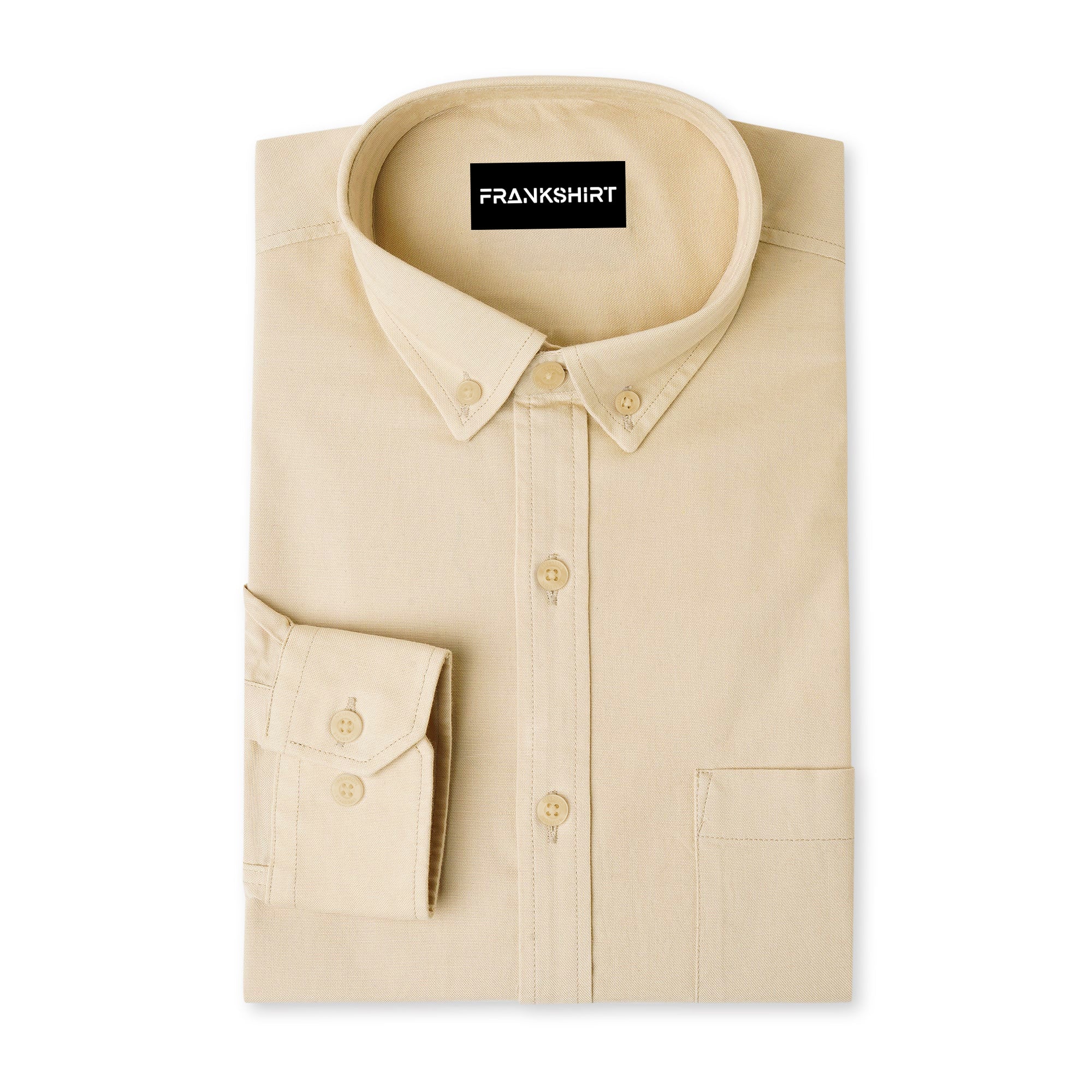 Cream Northface Shirt for Man